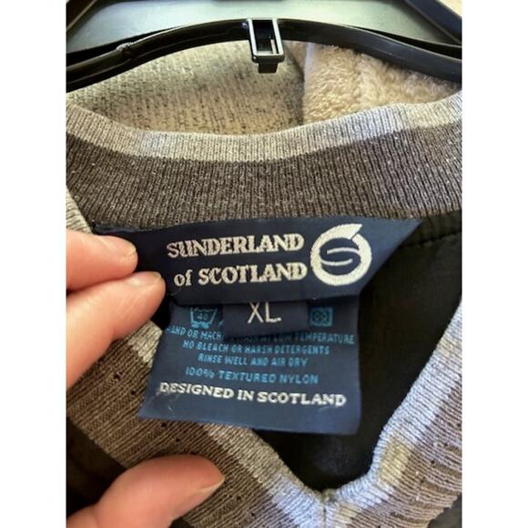 Sunderland of Scotland Golf Pullover Vest XL Nylon Windbreaker Tank, Classic Fit - Picture 3 of 6